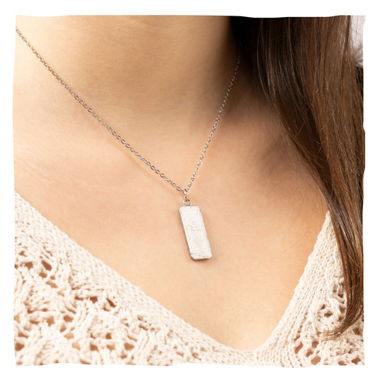 Collier de cendre "Recuerdo" avec les cendres de ton animal - argent