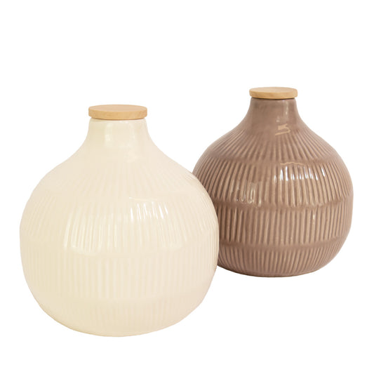 Urne en céramique "Natur Lines”