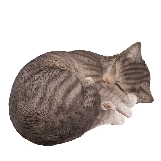 Urne pour animaux "Chat tigré", enroulé