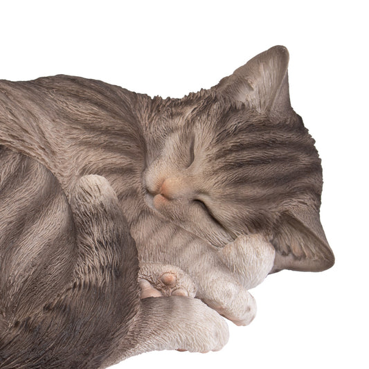 Urne pour animaux "Chat tigré", enroulé