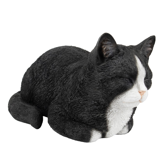 Urne pour animaux "Chat Tuxedo", assoupi