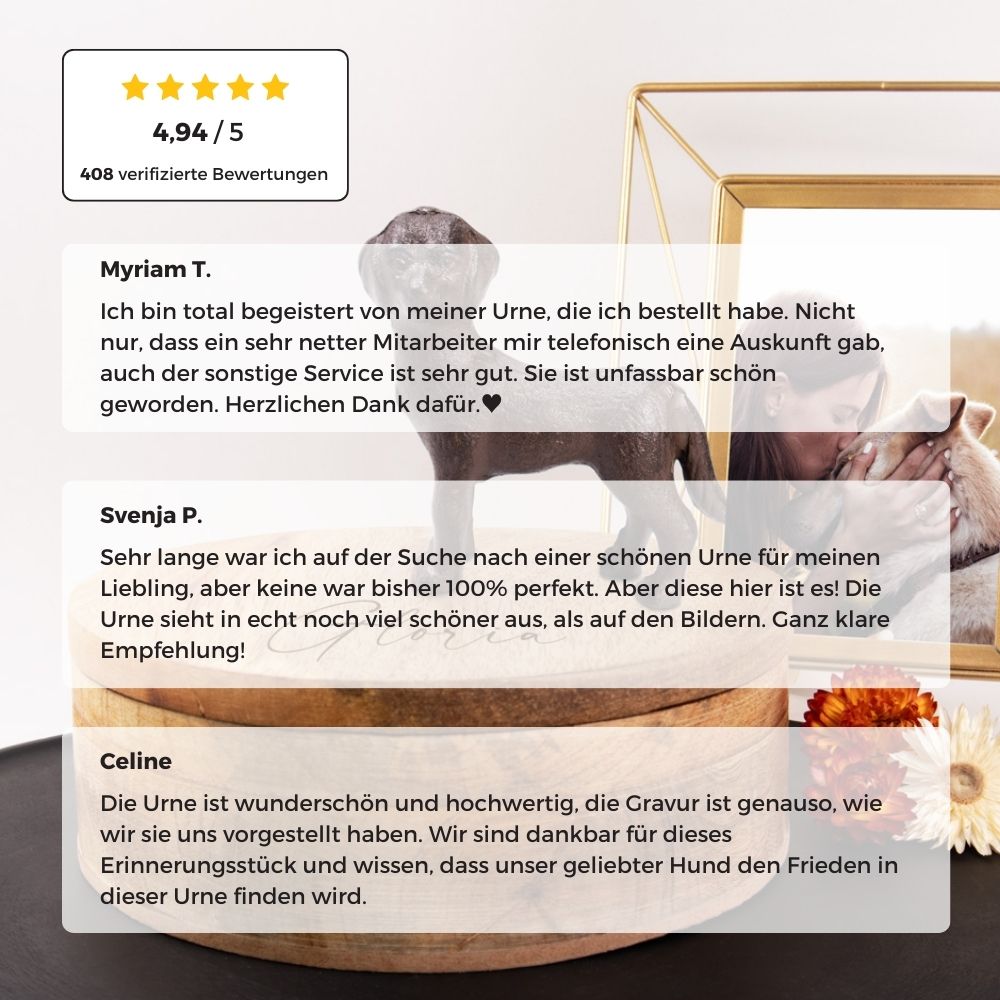 Urne en bois pour animaux