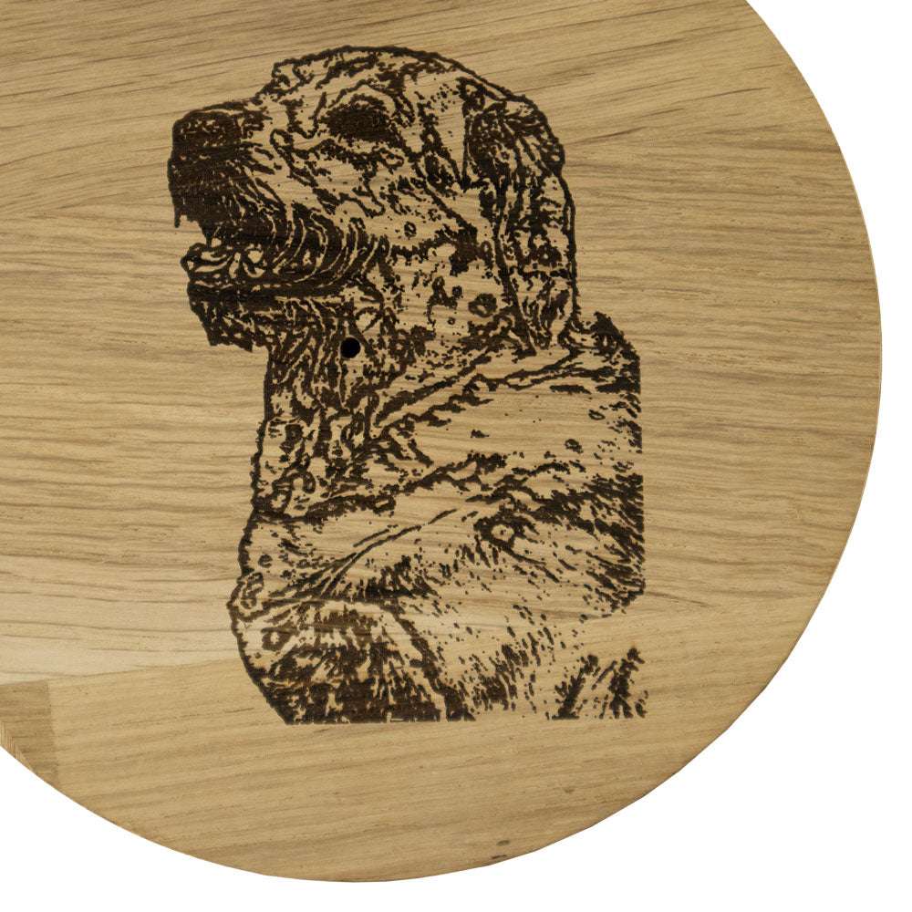 Inscription individuelle en écriture manuscrite avec gravure photo de ton animal