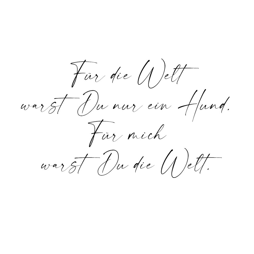 Inscription individuelle en écriture manuscrite avec slogan