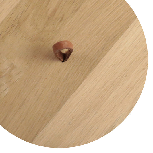 Courroie en cuir pour la couverture en bois
