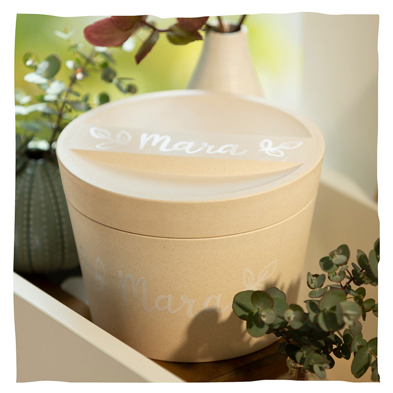 Urne animale biodégradable 'Pure' et jeune arbre