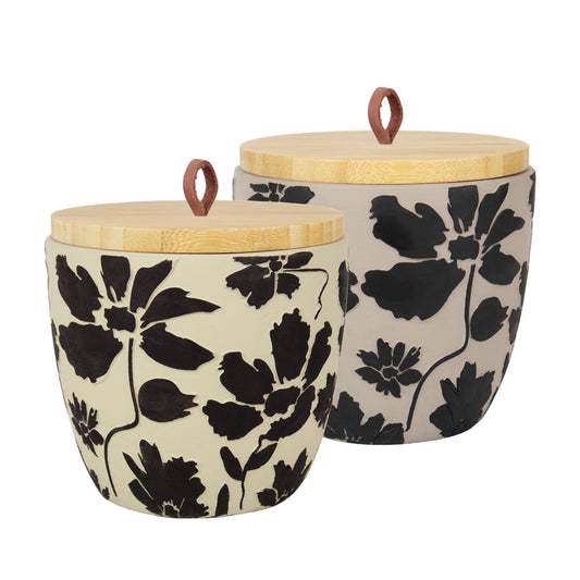 Urne en céramique "Fleurs en 3D”