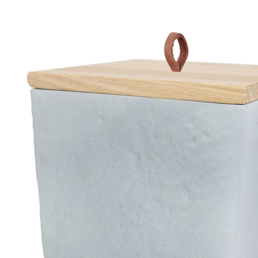 Urne en céramique "Curvy Cube”