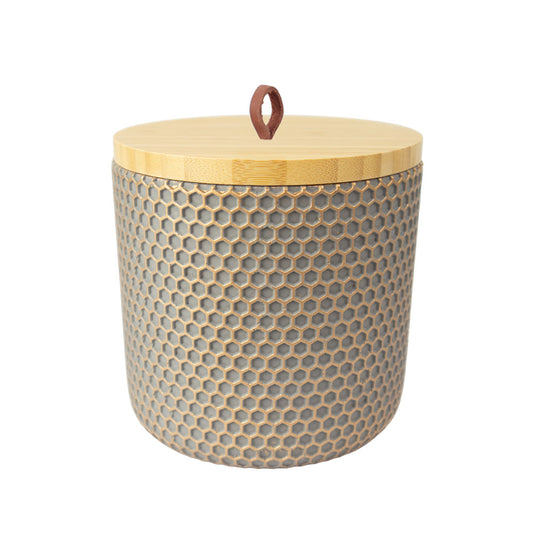 Urne en céramique "Golden Hive"