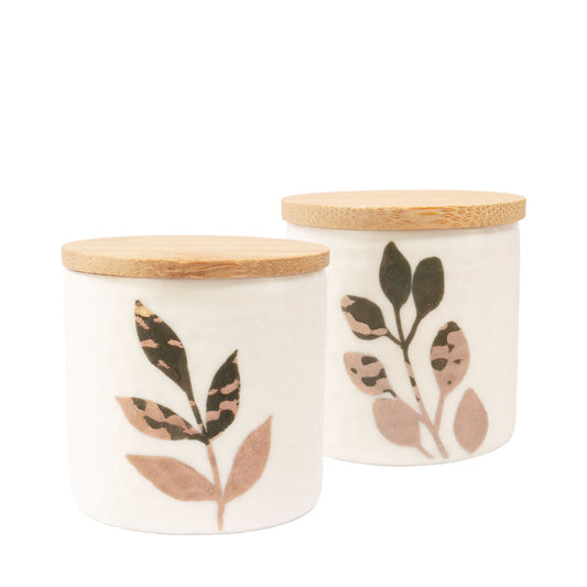 Urne en céramique "Golden Leaf”