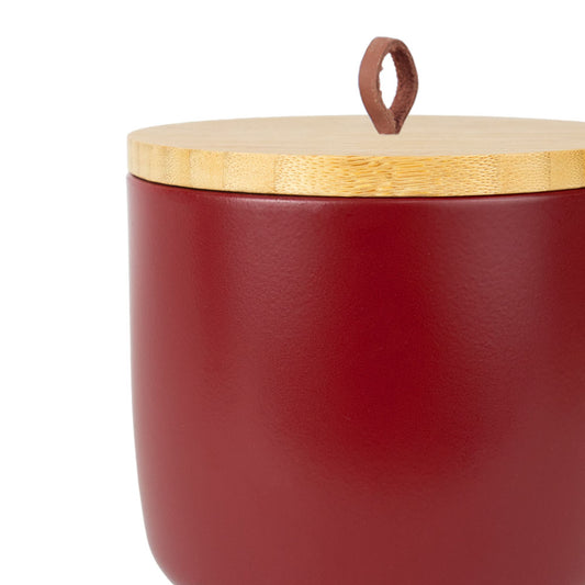 Urne en céramique "Harmony", rouge foncé