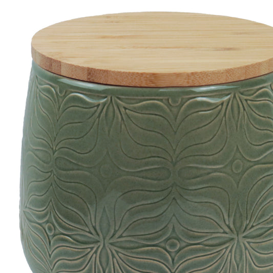 Urne en céramique "Fleur de papillon ventrue”