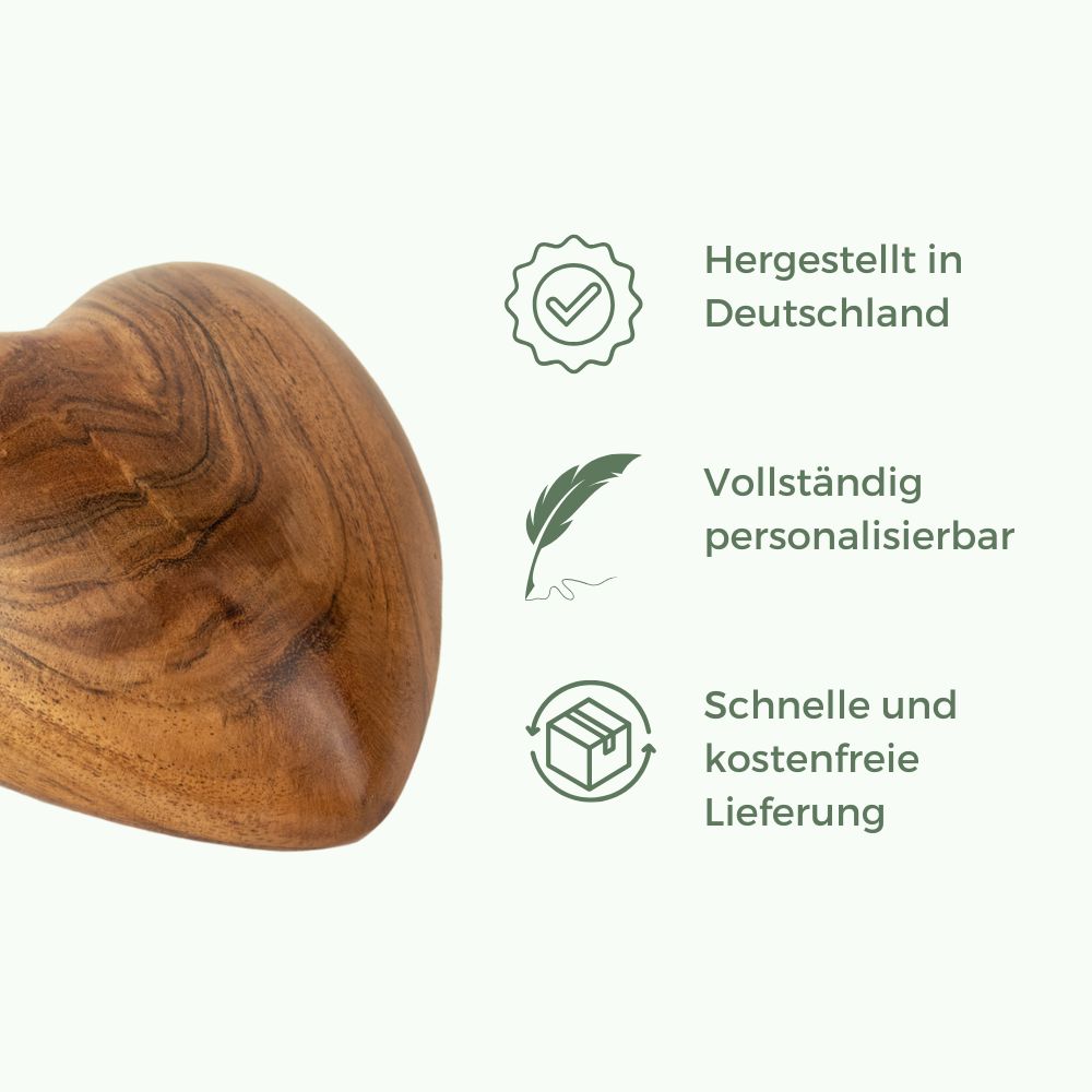 Urne en mango pour animaux