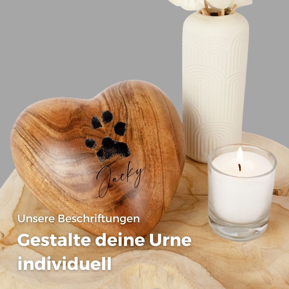 Urne en mango pour animaux