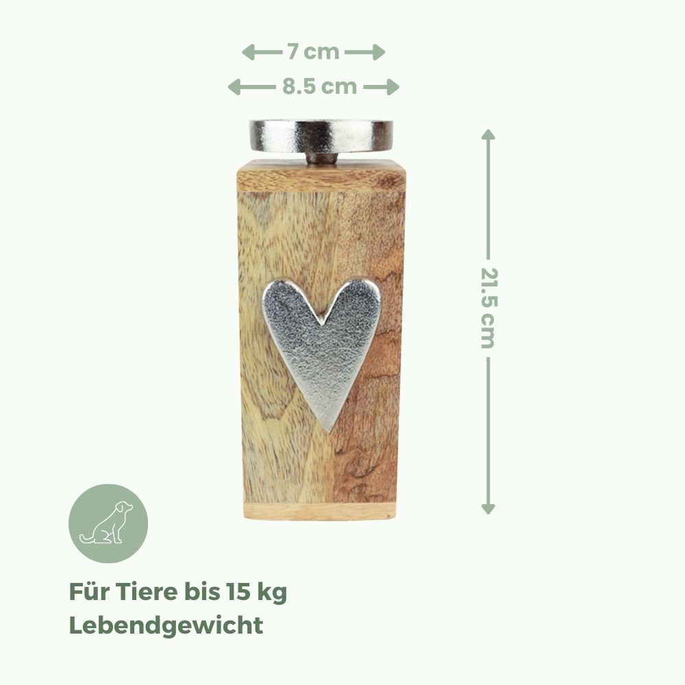 Urne en bois pour animaux