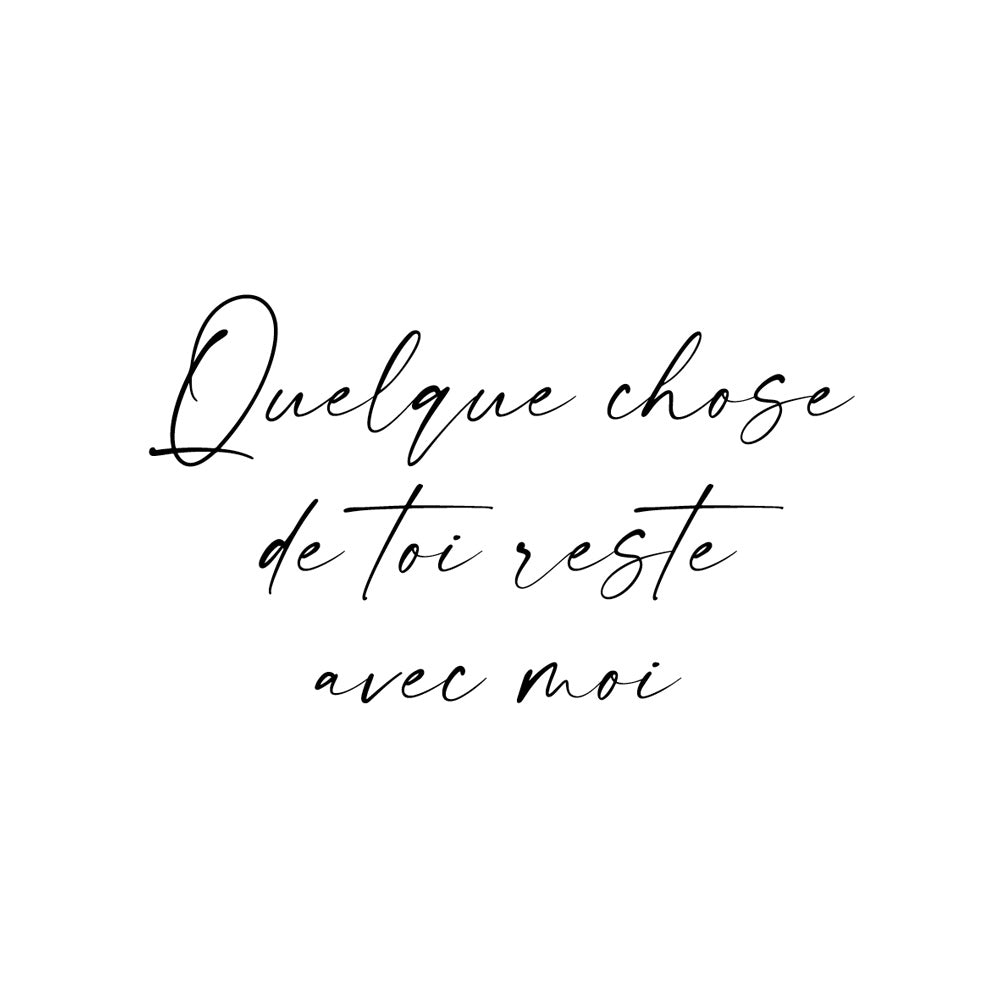 Inscription individuelle en écriture manuscrite avec slogan