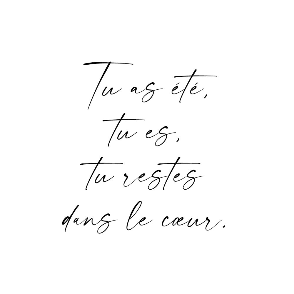 Inscription individuelle en écriture manuscrite avec slogan