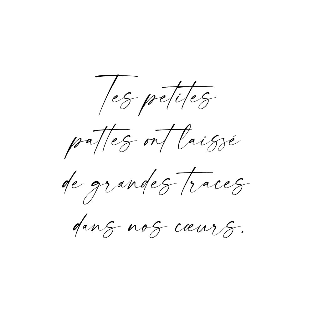 Inscription individuelle en écriture manuscrite avec slogan