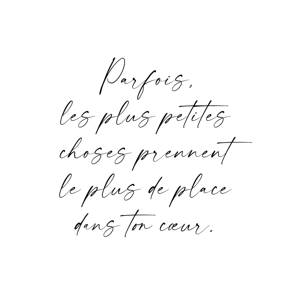 Inscription individuelle en écriture manuscrite avec slogan