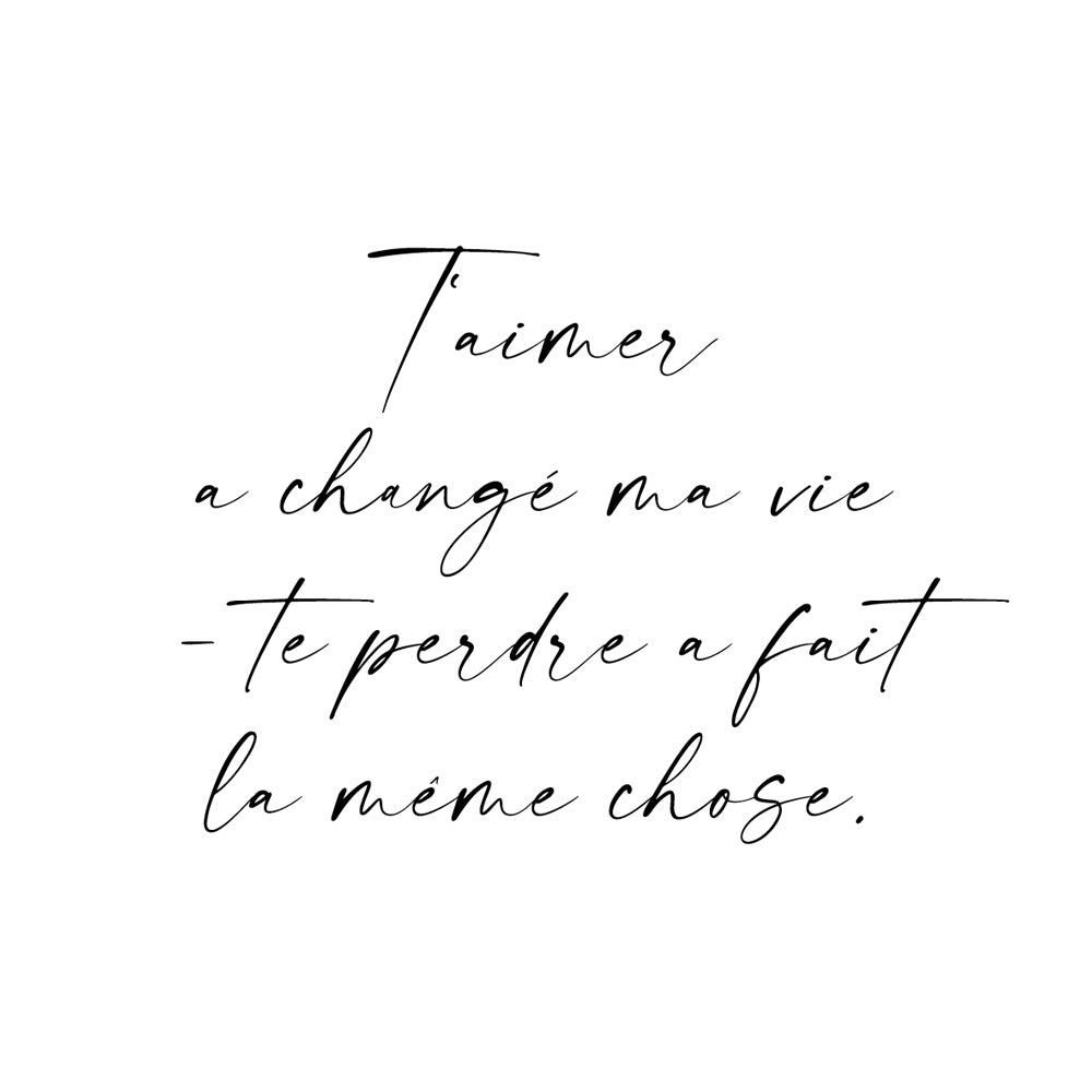 Inscription individuelle en écriture manuscrite avec slogan