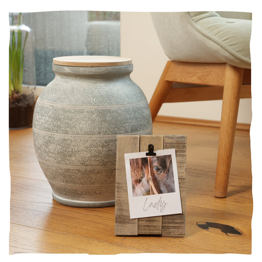 Urne en céramique à cheval „Amphore”