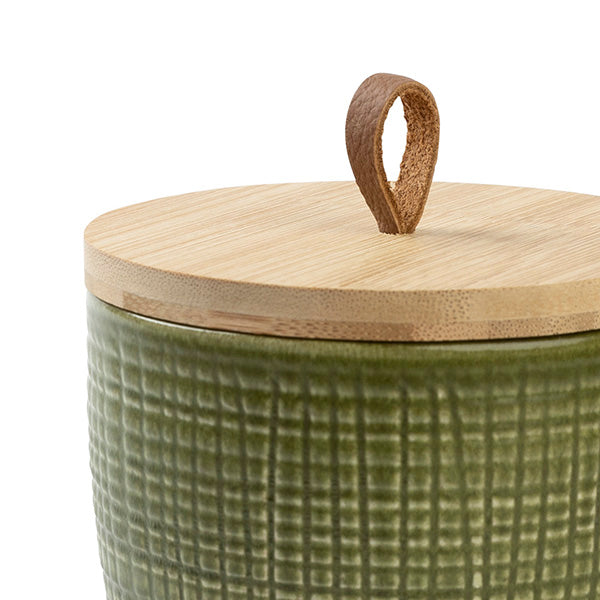 Courroie en cuir pour la couverture en bois