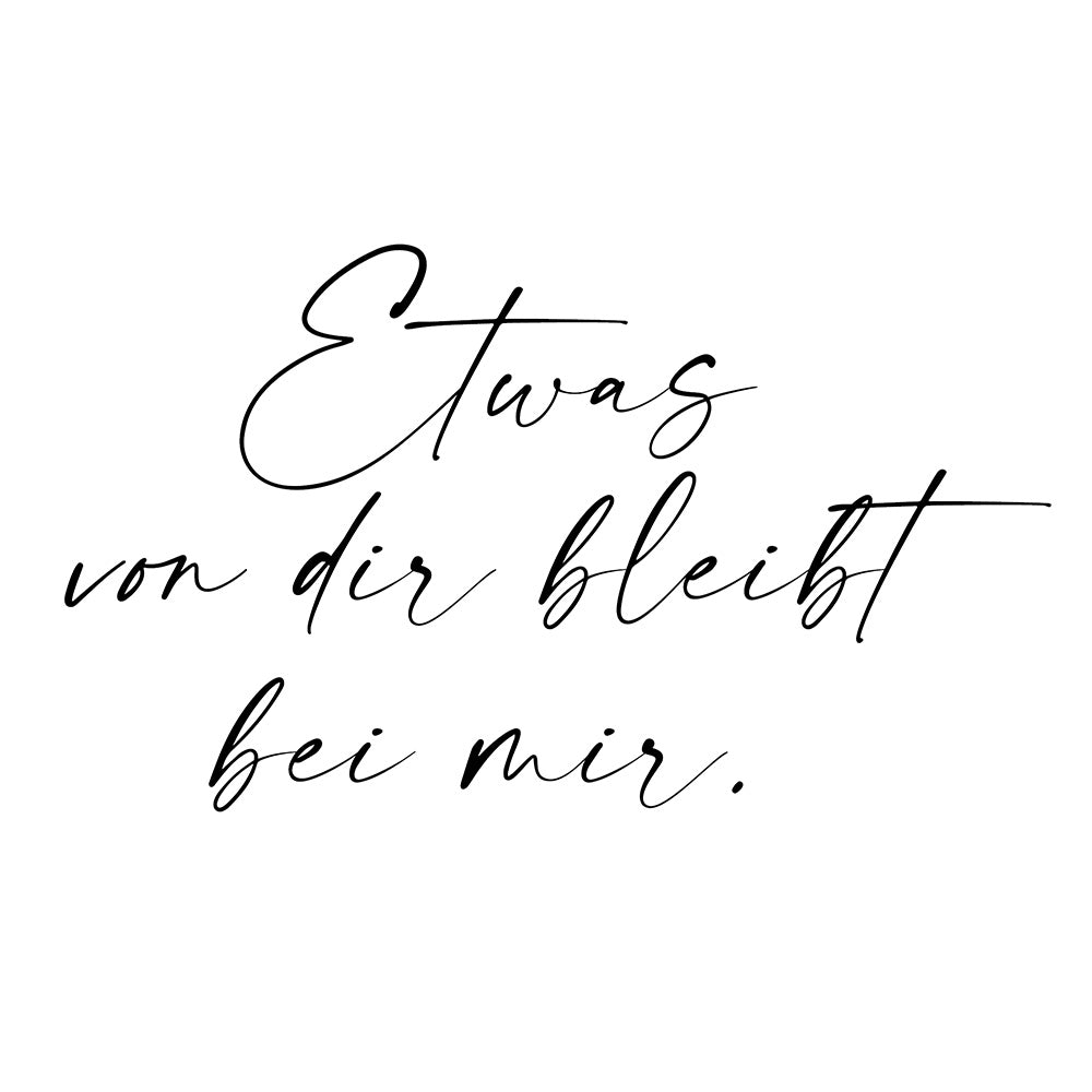 Inscription standard en écriture manuscrite