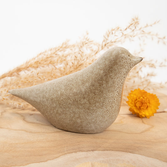 Urne en céramique "petit oiseau”