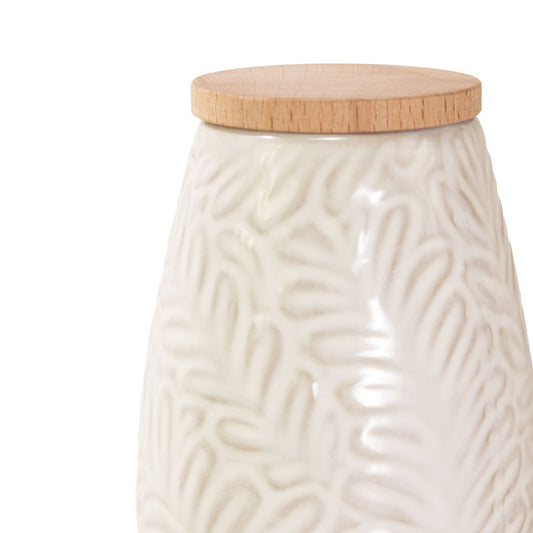 Urne en céramique "Glossy Leaves"”