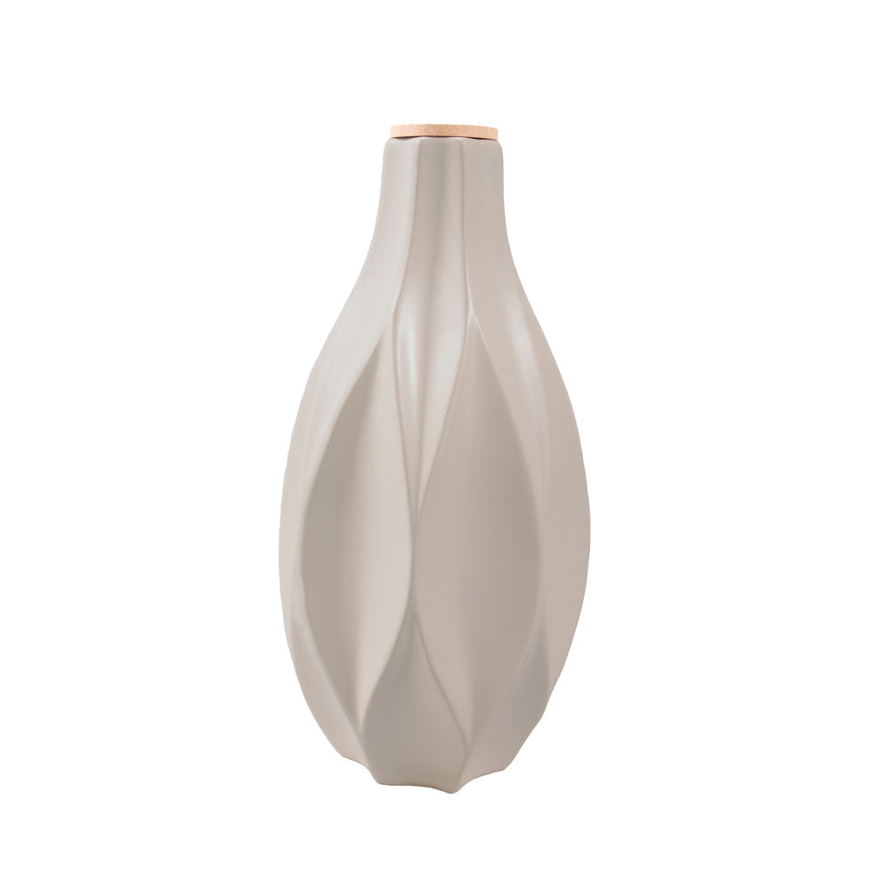 Urne en céramique „Beige Waves“