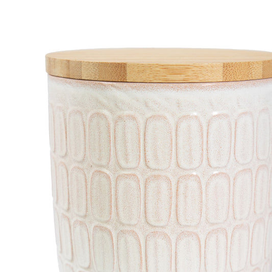 Urne en céramique "White Croco”