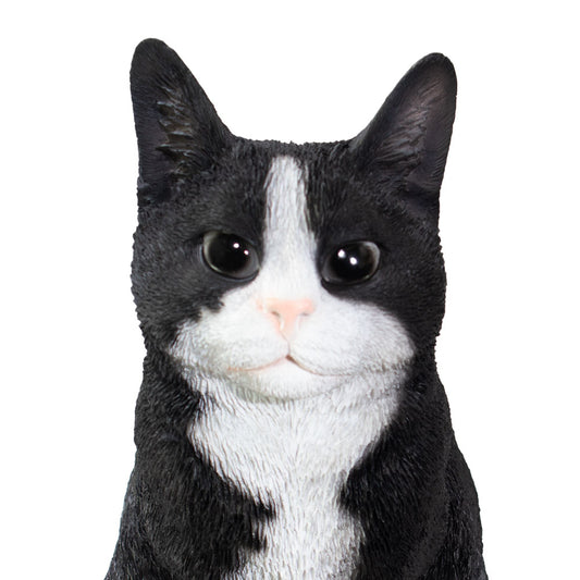 Urne pour animaux "Chat Tuxedo", assis