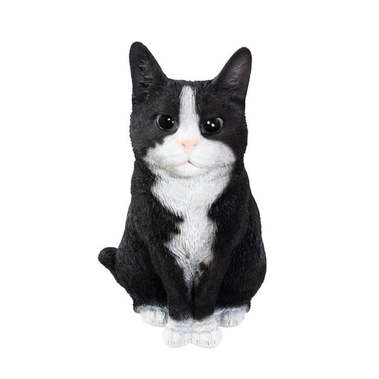 Urne pour animaux "Chat Tuxedo", assis