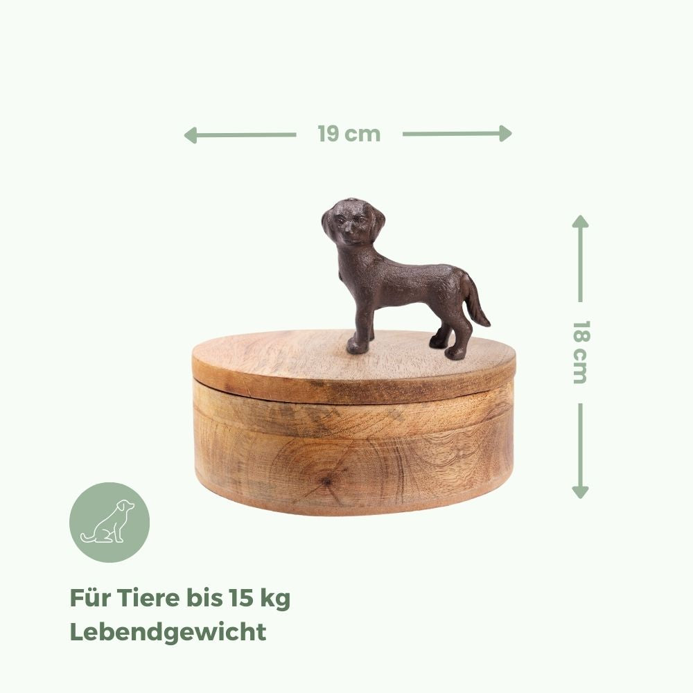 Urne en bois pour animaux 