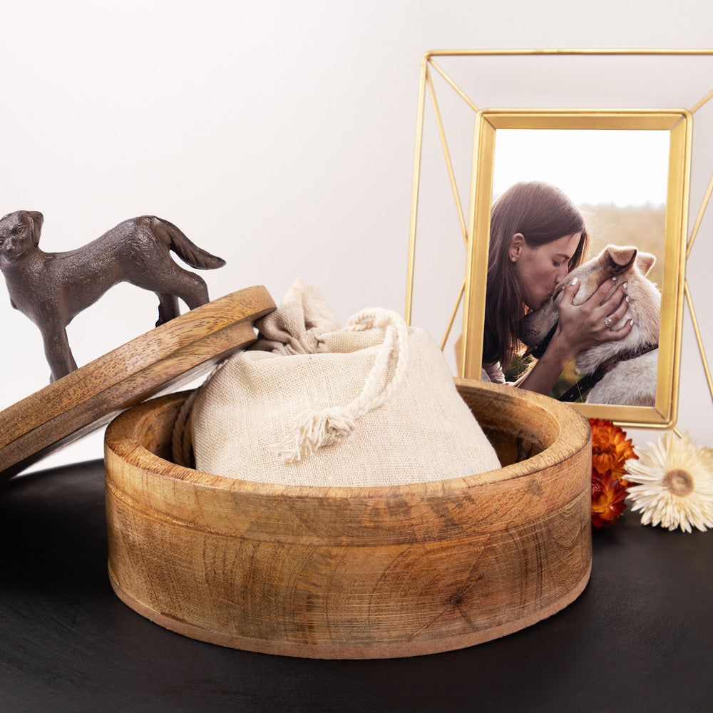 Urne en bois pour animaux 