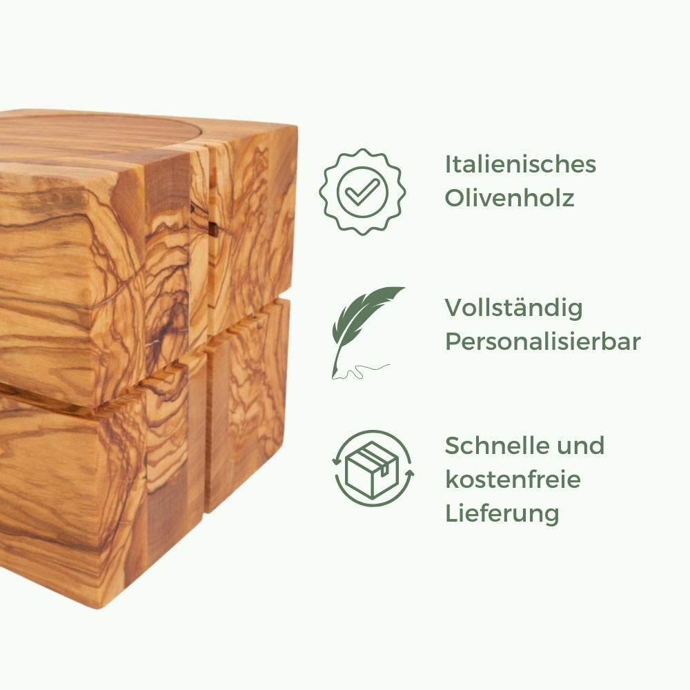 Urne en bois pour animaux 