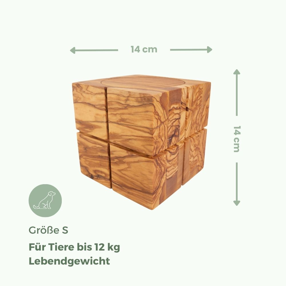 Urne en bois pour animaux 