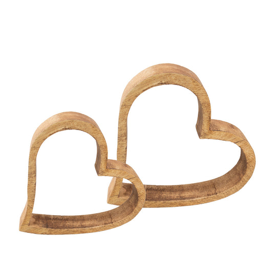 Cœur en bois "Love"