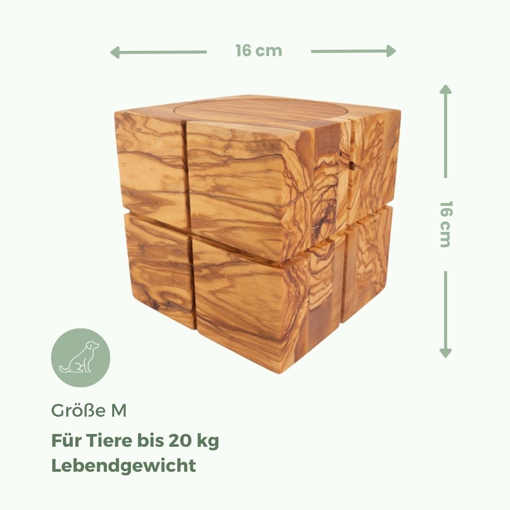 Urne en bois pour animaux 