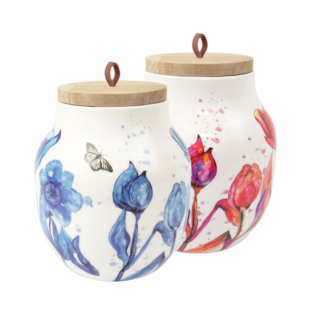 Urne pour animaux en céramique «Flowers»