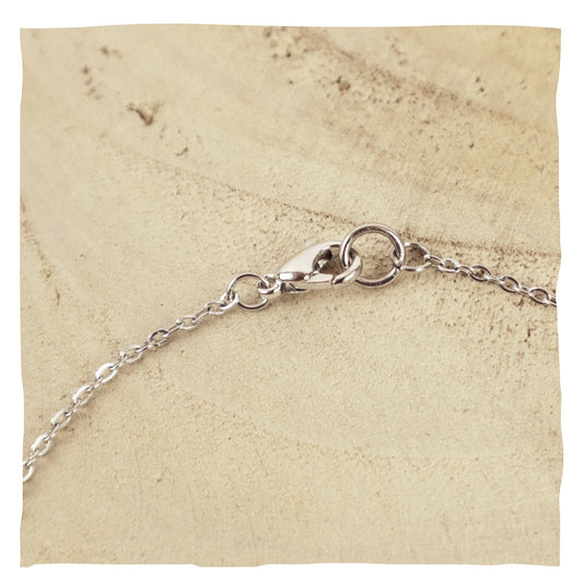 Collier de cendres "Coeur" en argent 925 - personnalisable