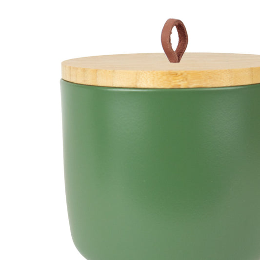 Urne en céramique "Harmony", vert foncé
