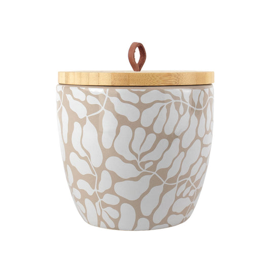 Urne en céramique "Wavy Leaves”