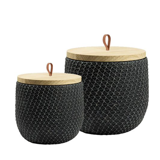 Urne en céramique "Marlene" - Anthracite