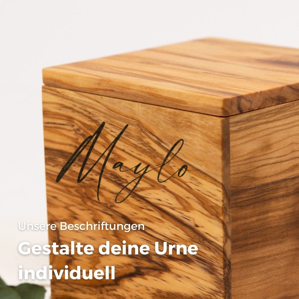 Urne en bois pour animaux 