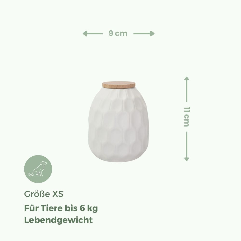Urne en céramique „White Structure”