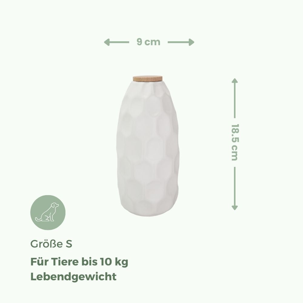 Urne en céramique „White Structure”