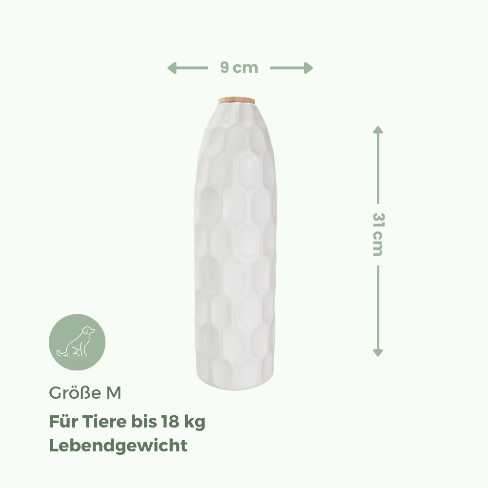 Urne en céramique „White Structure”
