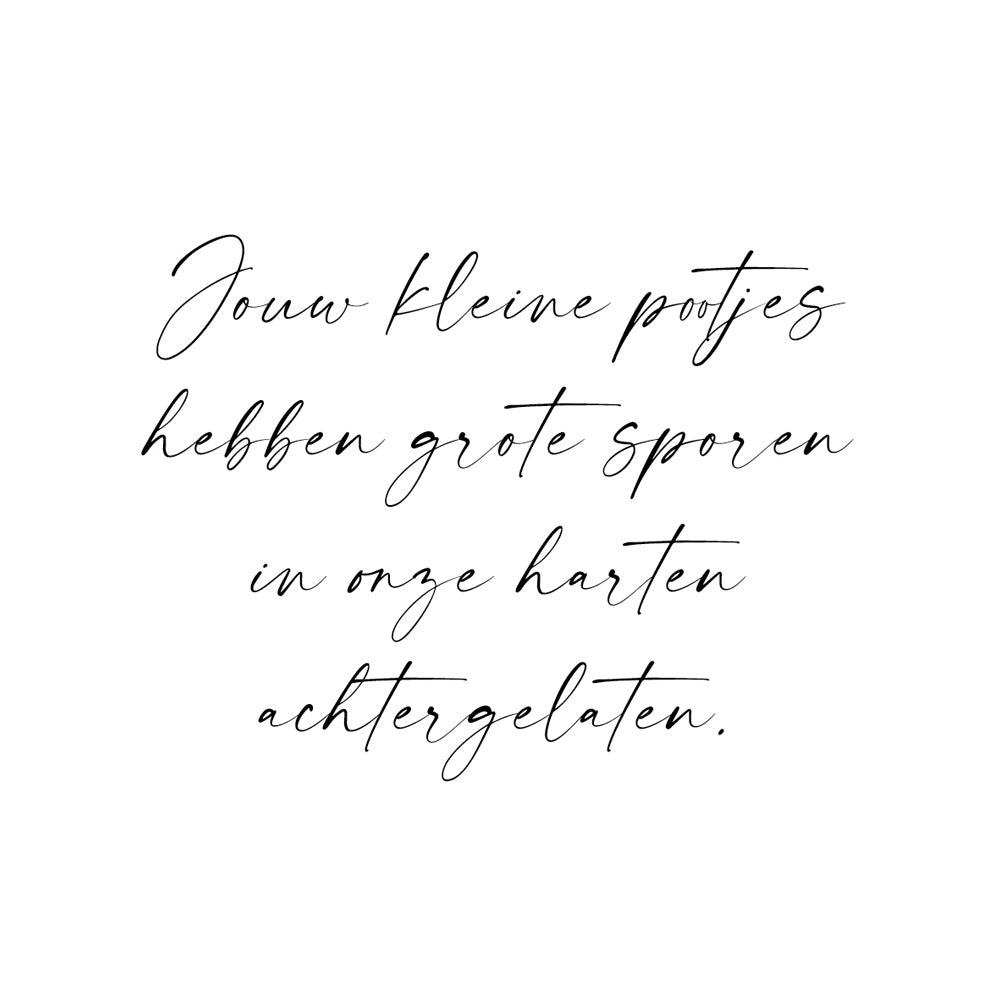 Inscription individuelle en écriture manuscrite avec slogan