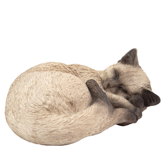 Urne pour animaux "Chat siamois", enroulé